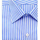 Impressive Blue and White striped Arrow half Sh...