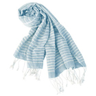 Beaming Balance Shine in Blue Cotton Stole from Av...