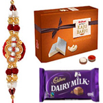 Gaudy Raksha Bandhan Choco N Sweet Hamper...