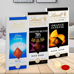 Enjoy with Lindt Chocolate Bars with free Roli Til...