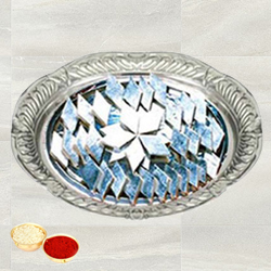 Haldirams Kaju Katli N Thali with Roli Tilak and C...