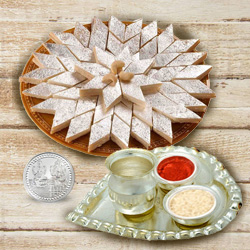 Haldiram Kaju Katli N Thali , Free Coin...