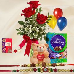Pure Appreciation Combo Gift Set with Free 2 Rakhi...