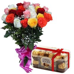Pleasant Roses and Chocolaty Ferrero Rocher...