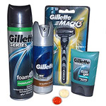 Refreshing Gillette shaving pack with free Roli Ti...