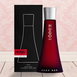 Deep Red by Hugo Boss For women 90ml. EDP...