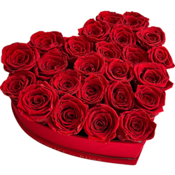 Captivating Red Rose arrangement...