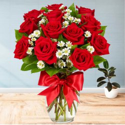 Breathtaking Reflection of Love Floral Bunch in a ...