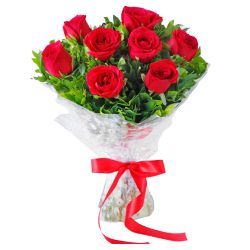 Glorious Dreams of Joy Red Roses Bunch...