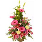 Delightful Happiness Blooms Premium Arrangement of...