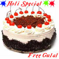 Fresh Baked Black Forest Cake Filled with Soft Cr...