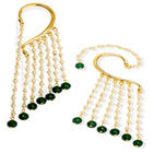 Lovely Masterpiece Earrings with Pearl Beads by Av...