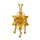 Imperial Glamour (22K) Flowery Pendant from Anjali...