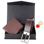 Attractive Combo of Wallet and Belt with free Roli...