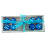 8 pcs decorative candle with glass stand...