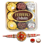 Ferrero Rocher 9 Pack & Rakhi Combo...