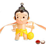Pretty 1 Hanuman Design Kid Rakhi...