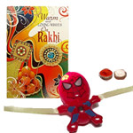 Fancy One Batsman Design Kids Rakhi...