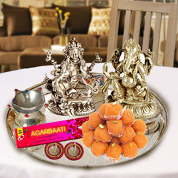 Silver Laxmi Puja Hamper...