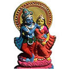 Portrait of Radha Krishna...