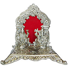 Exclusive Silver colored Auspicious Laxmi Ganesh i...