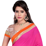 Admirable Blush Pink Georgette Saree...