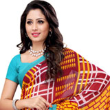 Astonishing Heavy Dani Georgette Printed Saree Col...