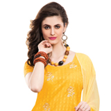 Astonishing Yellow Coloured Salwar Kameez with Dup...