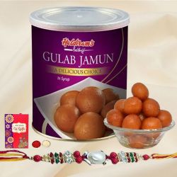 Lip-smacking Fresh Haldiram Gulab Jamuns with 2 Ra...