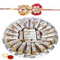 Rakhi with Kaju Roll...