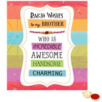 Astonishing Angry Bird Kids Rakhi N Rakhi Card...