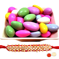 Wholesome Sweetness for Brother Rakhi Gift Combo...