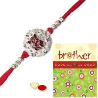 Divine Ganesh Rakhi Along with Card...