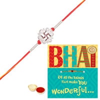 Attractive Swastik Rakhi And Rakhi card...