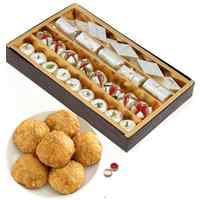 Rakhi With Mix Mithai And Kachori...