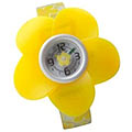 Flowery styled kids watch in yellow from Titan Zoo...