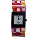 Multicolored Stylish Titan Sonata Ladies Fibre Wat...