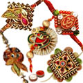 Showy Rakhi Color Combinations...