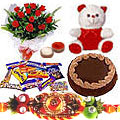 Lucky Rakhi, Soft Teddy, Roses, Cakes and Cadburys...