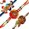 Attractive Fancy Zardozi Rakhi...