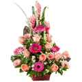 Basket of exquisite Flowers...