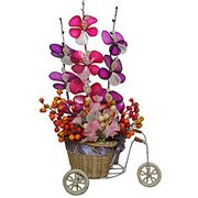 Only for You Pink and Purple Long Lasting Flowers with Beads Only for You Pink and Purple Long Lasting Flowers with Beads