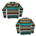 Multicolored Striped Sweater(Full Size) Multicolored Striped Sweater(Full Size)