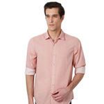Pink Hue Printed Casual Peter England Shirt Pink Hue Printed Casual Peter England Shirt