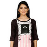 Swish Black Kurti by Wills Lifestyle Swish Black Kurti by Wills Lifestyle
