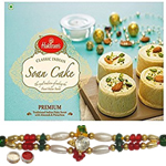Alluring Rakhi And Haldiram Delicious Soan Cake Alluring Rakhi And Haldiram Delicious Soan Cake