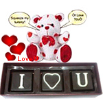 Delightful I Love U Hamper Delightful I Love U Hamper