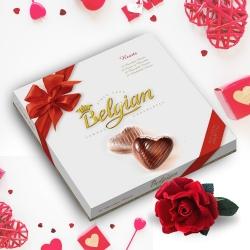 Ecstatic Belgian Chocolates with a velvet Rose an Exotic Feel Ecstatic Belgian Chocolates with a velvet Rose an Exotic Feel