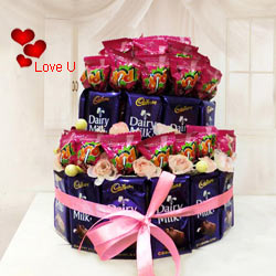 Wholesome Explosion of Taste Chocolate Arrangement Wholesome Explosion of Taste Chocolate Arrangement