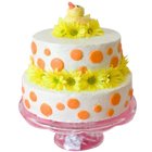 Extravagant Two-Tier Wedding Cake Extravagant Two-Tier Wedding Cake